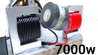 How to Electricity generator homemade infinite energy with magnet wheel transformer idea 2025.