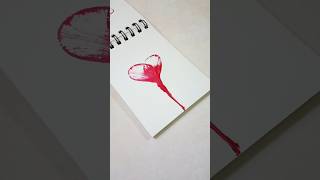|| 💖 Thread Art with Heart 💖 || #shorts #threadpainting #threadart #satisfying
