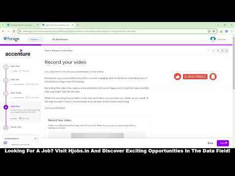 Accenture Virtual Internship: Task 4 |  Present to the client #accenture  #dataanalytics #forage
