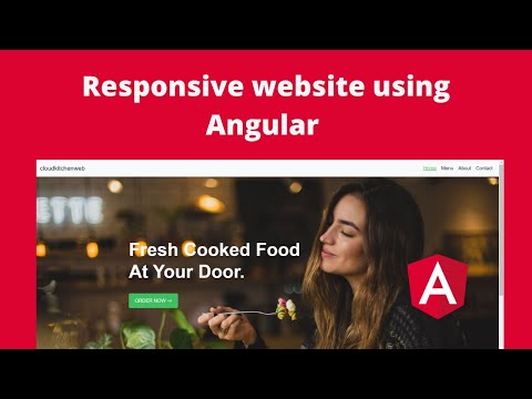how to create responsive website in angular 12 | Angular tutorial