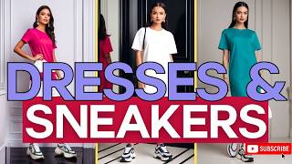 Dresses with Sneakers 👟 2025 Outfit Ideas | Master the Casual Chic Style Trend