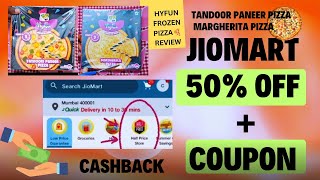 jiomart coupon+50% off quick store|Hyfun pizzaReview' readymade pizza in 10 min on skillet tawa/oven