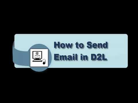 How to Send Email in D2L