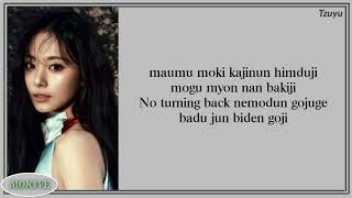 TZUYU (쯔위) Run Away Easy Lyrics