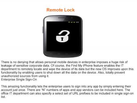 Security Features Of iOS 7 : Developers Can Leverage For Enterprise Level iPhone App Development