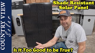 Testing out the Shade Tolerant "Shadowflux" Solar Panel by Renogy.
