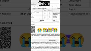 CTET Result 2024 🥹  Score Card #ctet2024 #ctetexam  #ctetresult2024 #trending  @sachinacademy17