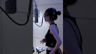 Karina aespa Whiplash recording #karina #aespa #whiplash #record #musicdaily #kpop #shorts