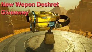 New Wepon Deshret Giveaway in War Robots #WRwinDeshret