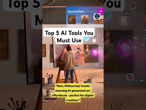 Top 5 AI Tools You MUST Use
