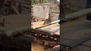 proses pembelahan bambu #bamboo #woodworking