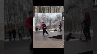🎁☀️SUPER SHORTS VIDEO🤩😺 #extreme #scooter #techteam #tricks