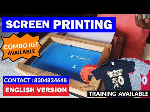 SCREEN PRINTING METHODS ( english )