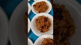 Slad of the day # Wheatberry and cranberries #
