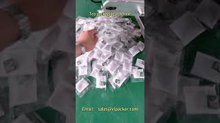 Thai black tea single chamber tea bag packaging machine #teabag #packagingmachine #blacktea