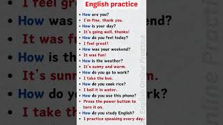 English Conversation Practice – Everyday Dialogues & Tips #englishforbeginners #englishpractice