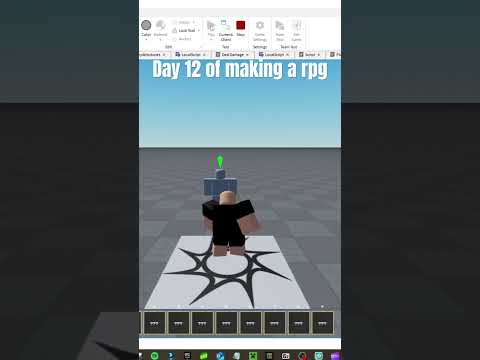 Day 12 of making a rpg in Roblox #robloxdevlog