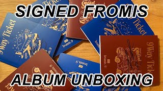 signed fromis_9 9 way ticket albums unboxing - fromis_9 mwave albums🎟️