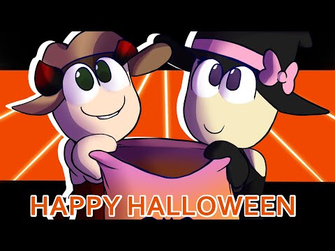 ~ HAPPY HALLOWEEN MEME ~ .+* Flamingo fan animation *+.