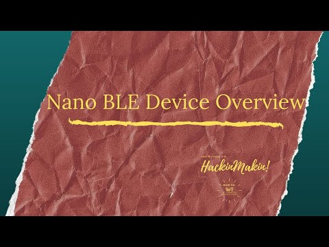 Arduino Nano BLE Device Overview (Azure IoT Central Gateway Series)