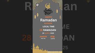 28 Ramadan 2025 || Coachifie IT & Training Institute || #Ramadan #RamadanMubarak #Pray #Prayers