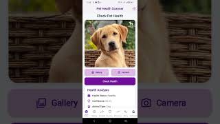 AI Pet Health Tracker App | Flutter App | Pet Care & Wellness App