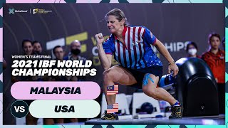USA v Malaysia Women's Teams Final | 2021 IBF World Championships
