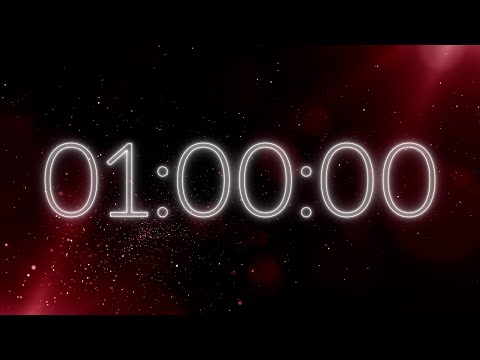 1 Hour of Peace: Ambient Relaxation Music [Countdown Timer] ✨⏳ (4K)