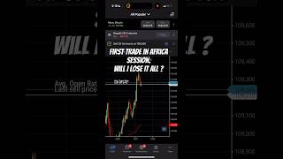 First trade in Africa session! #btcfutures #africa #daytrader #peakprofit
