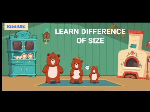 Mengenal perbedaan ukuran (besar, sedang dan kecil)