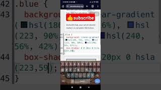 CSS Color Markers Solution |Step   94 freeCodeCamp Responsive Web Design in 60 Seconds!"