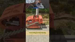 Remote control wheel tank lawn mower made in China manufacturer factory