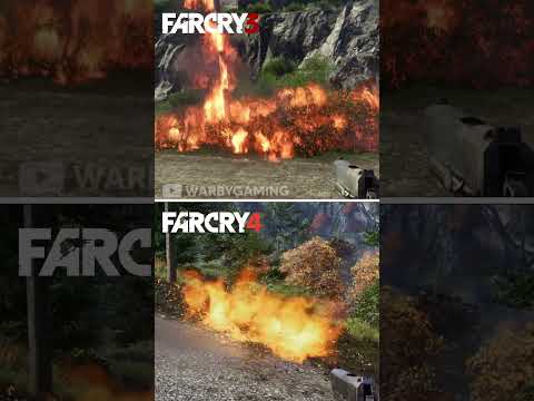 Far Cry 3 vs Far Cry 4 | Fire Physics