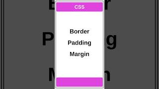 𝐁𝐨𝐫𝐝𝐞𝐫,𝐏𝐚𝐝𝐝𝐢𝐧𝐠&𝐌𝐚𝐫𝐠𝐢𝐧|#border #padding #margin #html5 #html #css #style #website @Educationslearning