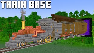An Entire Base on a Create Mod Train?