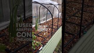 Garden Grid Watering System setup for raised beds - Garden in Minutes #gardeningshorts #gardenideas