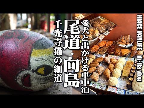【尾道車中泊2Days＃2/千光寺猫の細道】尾道車中泊で千光寺～向島をぶらり