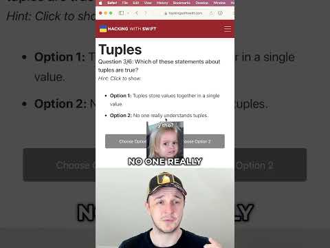 6 Must Know Facts about Tuples in Swift #swiftcode #iosdevelopment #xcode #swiftui #appstore #app