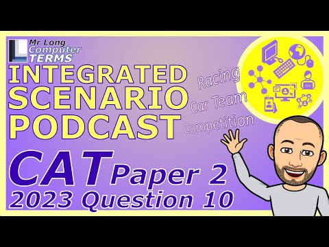 CAT | Integrated Scenario | Grade 12 | Paper 2 2023 | Question 10 | Mr Long Computer Terms Podcast