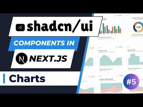 Using Charts with Shadcn/ui and Next js | Part 5