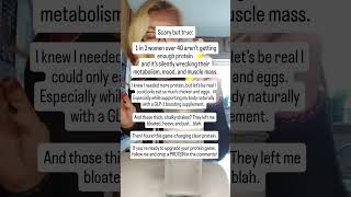 ONE in 3 women over 40 aren't getting their daily protein & It's wrecking havoc on their bodies...