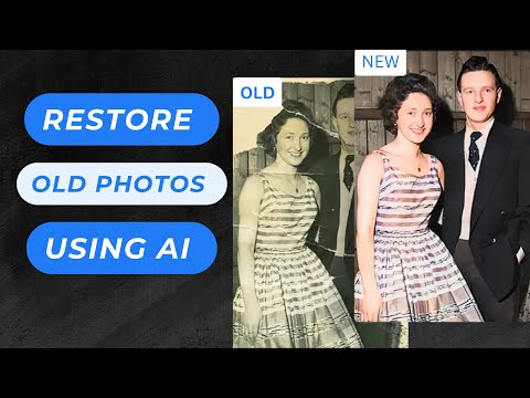 How to Restore Old Photos automatically free by website!