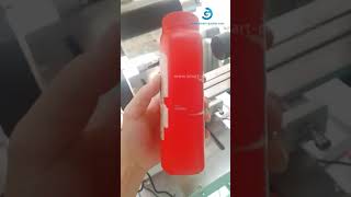 Oval round bottle turnover mold jig bottle labeling machine for front back side double sides