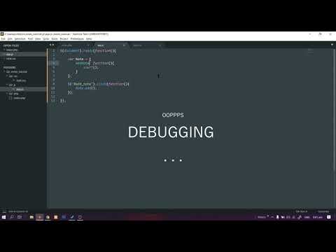 4.2.  Add Note - Establish Connection from JS to PHP
