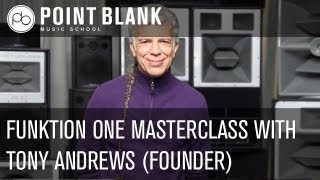 Funktion One Live Masterclass with Tony Andrews (Founder)