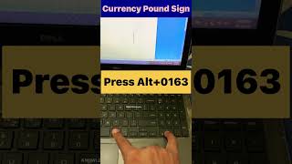 Shortcut key The pound sign 🤑 £  #shorts #computerknowledge #computershortcutkeys #poundsign
