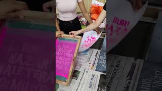 screen printing workshop @ MIT PUNE LONI CAMPUS