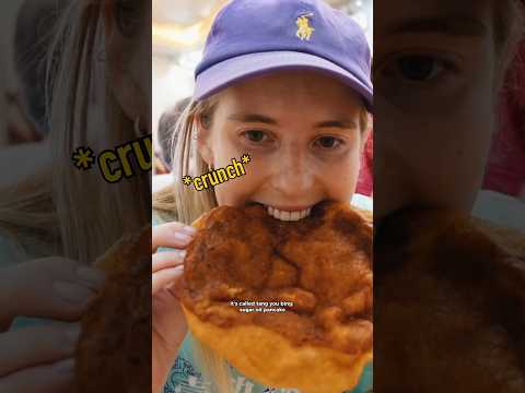 This Chinese crunchy sugar doughnut OBLITERATED ME!