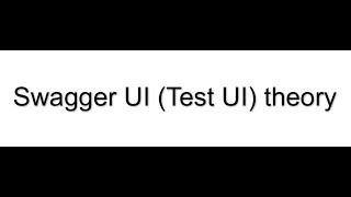 Swagger UI or Test UI Theory #Spring Boot #2024