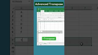 Master EXCEL Advanced Transpose Like a Pro!